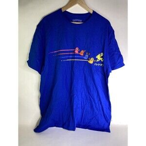 Pac-Man Retro Video Game Blue Tee T-Shirt Loot Crate Exclusive Mens Size 2XL XXL